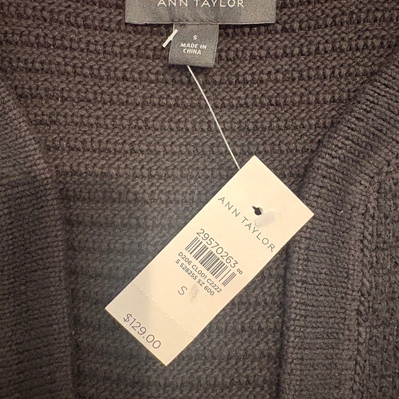 Ann Taylor cropped open cardigan NWT - Picture 4 of 5